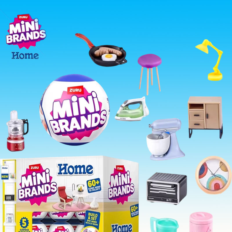 Kids Toys Brand - ズールサプライズミニブランドホームシリーズおもちゃミニチュアモデルミステリアスブラインドボックスオリジナルホーム家具誕生日プレゼント