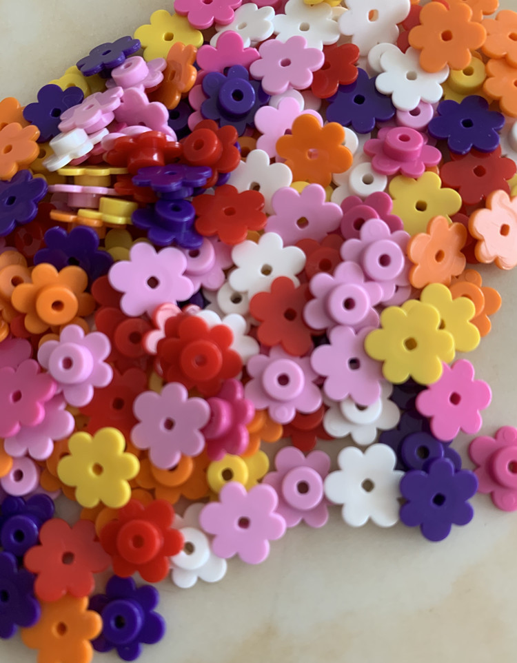 Kids Toys Brand - 50-1000個 小さな花 3742 ビルディングブロック MOCパーツ 花の頭