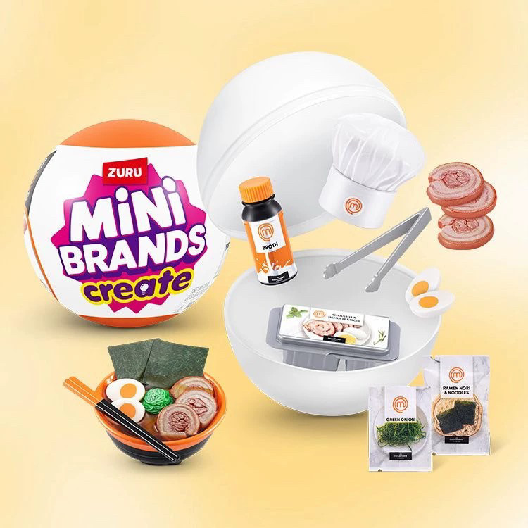Kids Toys Brand - 5x サプライズボール ミニブランド クリエイトシリーズ ミステリーカプセル ブラインドボックス