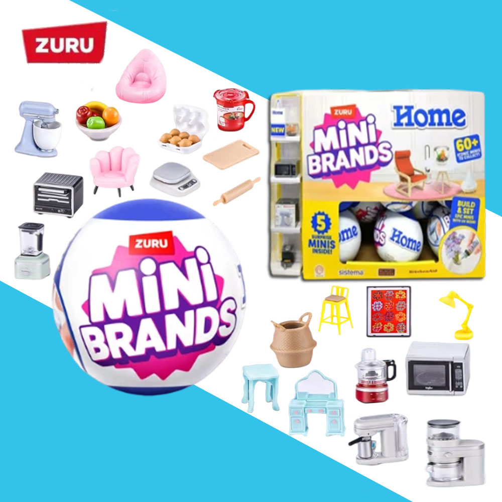 Kids Toys Brand - ZURU ミニブランド ホームシリーズ 1 ボールサプライズ 家具