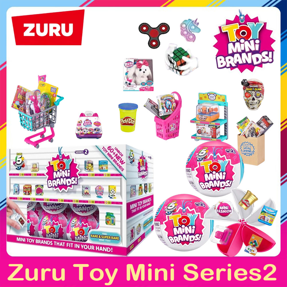 Kids Toys Brand - Zuru 5サプライズトイ ミニブランド スーパーマーケット ミニブランドストア 2個のおもちゃ