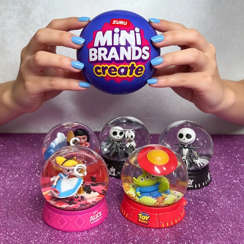 Kids Toys Brand - ZURU 冷凍クリスタルボールブラインドボックスミニブランド作成サプライズボールオーナメントメーカー手作りアニメおもちゃグッズ誕生日ギフト