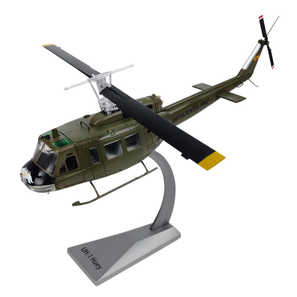 Kids Toys Helicopter - 子供用エアコン,合金ヘリコプター,iroquis,飛行機,空軍,1/48スケール,コレクションUH-1