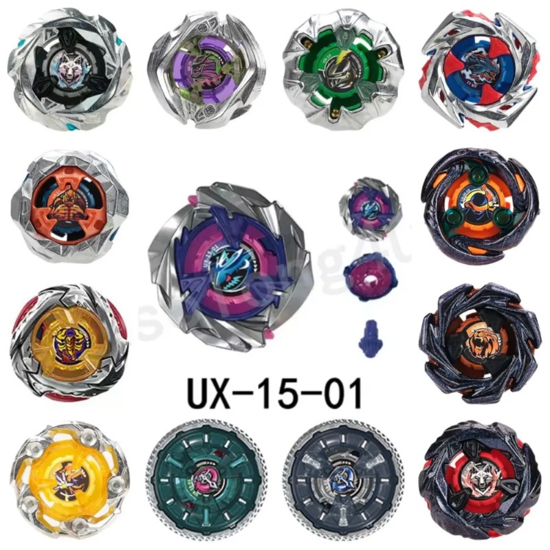 Spin Top Gyro Toy - UXベイスピニングトップジャイロ、CE認証メタルフュージョンバトルトイ（子供向け）、高精度競技用バーストトップ（強力な回転力）