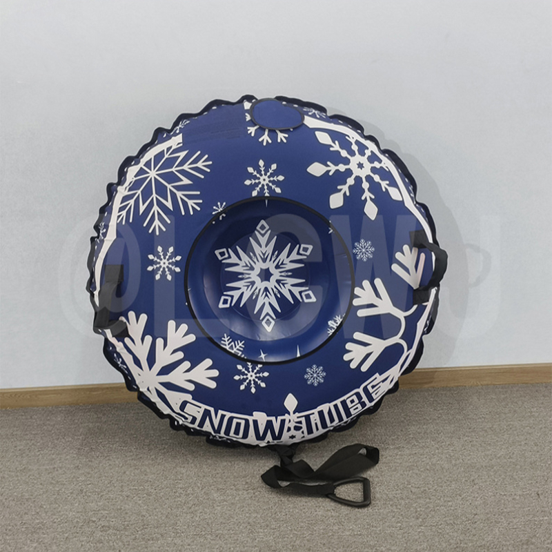 Kids' Toy - 子供と大人のためのハンドル付きインフレータブルスノーチューブソリ、冬の屋外遊びに安全な雪上滑り台おもちゃ