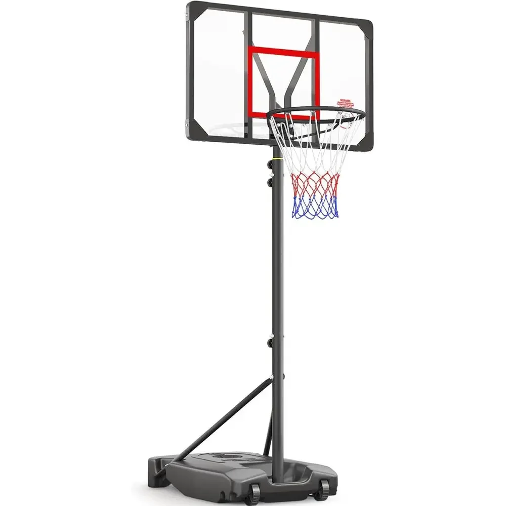 Basketball Hoop Kids Indoor - 高さ調節可能なポータブルバスケットボールフープ（子供、ティーンエイジャー、青少年向け）- 屋外、裏庭、私道、屋内遊びに最適