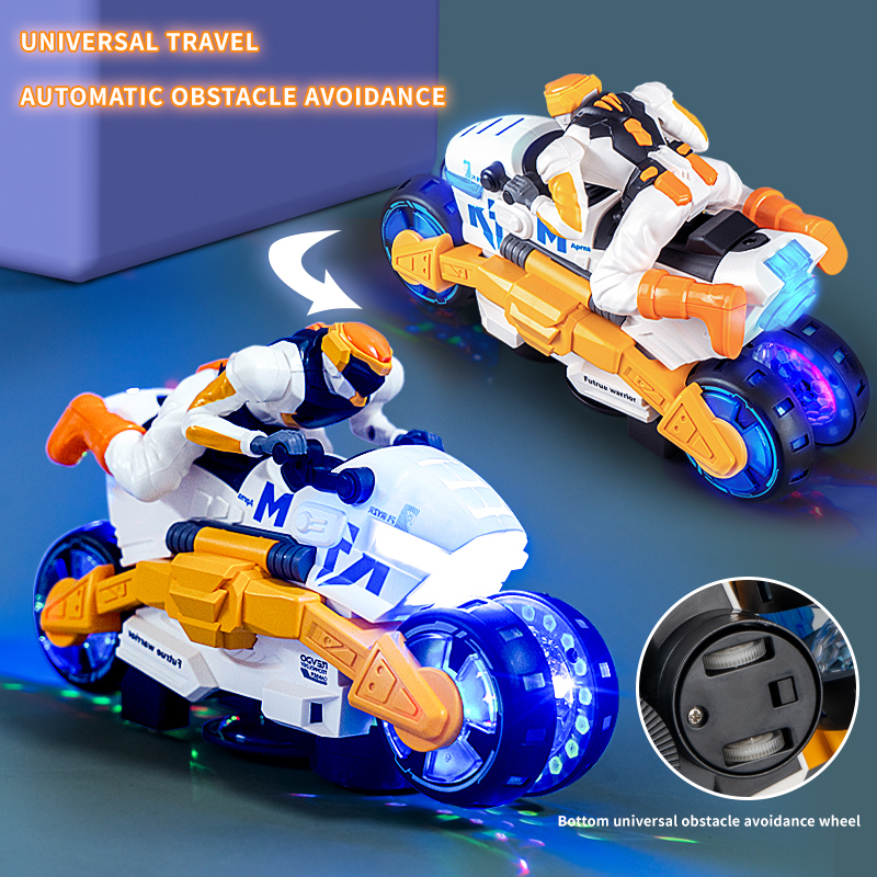 電動スタント変形バイク子供用おもちゃ 360度回転ライトミュ - Kids' Toy のレビューと価格