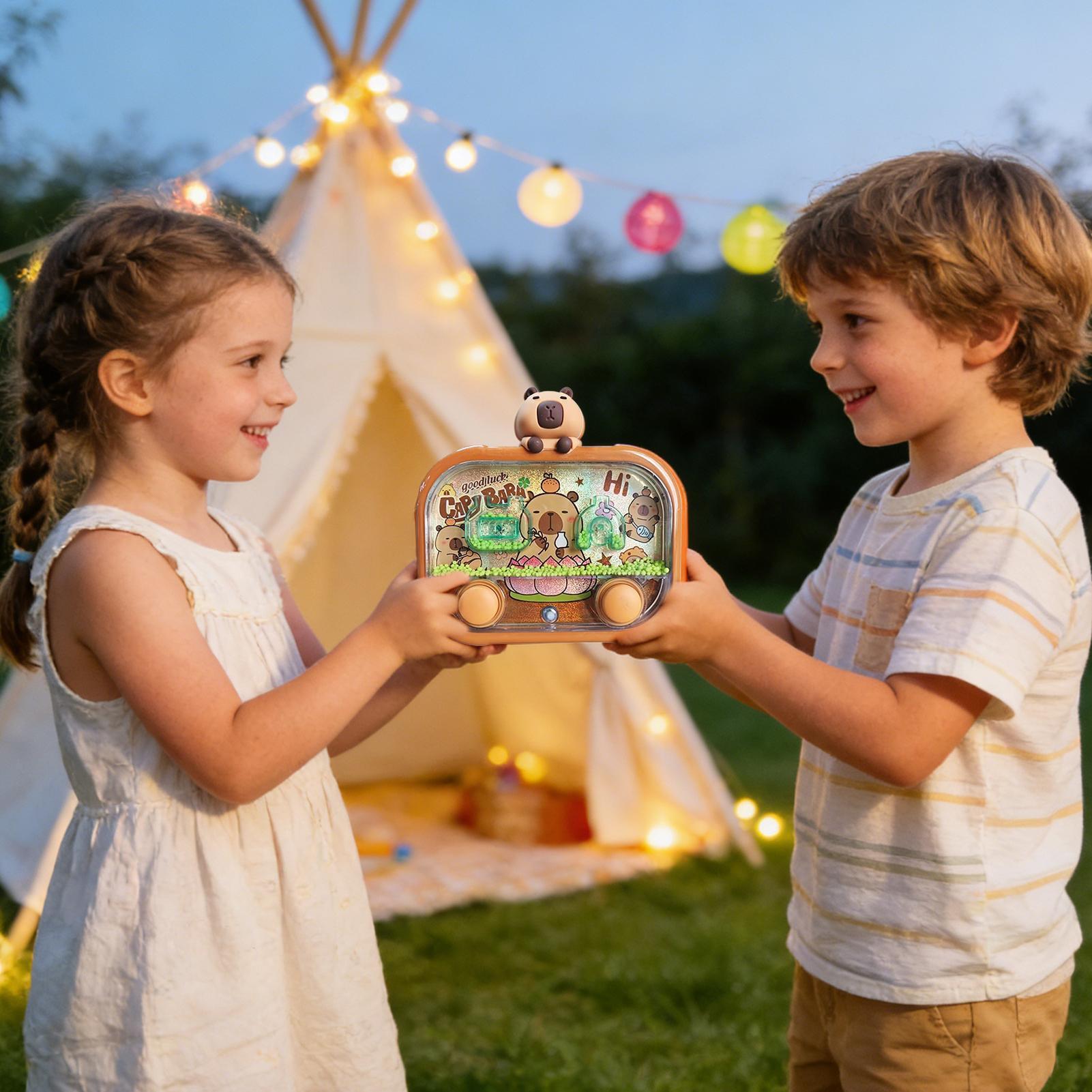 カピバラ型ハンドヘルドウォーターゲーム（LEDライト付き）、 - Kids' Toy のレビューと価格