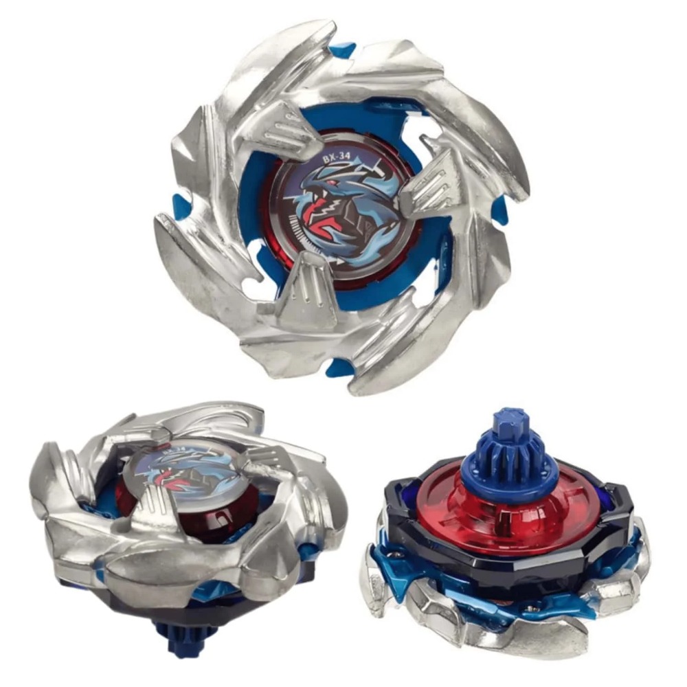 BX-34 シルバーブルーコバルトドラグーン 黒須忍 左回転 - Spin Top Gyro Toy のレビューと価格