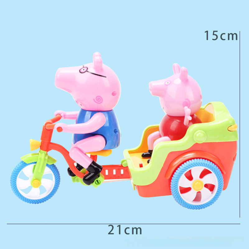 電池式ピンクの豚の乗用玩具、電動音楽付き子供用車、かわいい豚 - Kids Toys Electric Car のレビューと価格