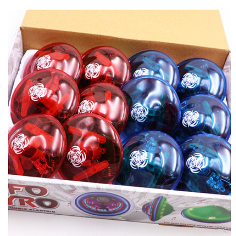 UFOフラッシュミュージックジャイロ電動ドリフトオートスピン - Spin Top Gyro Toy のレビューと価格