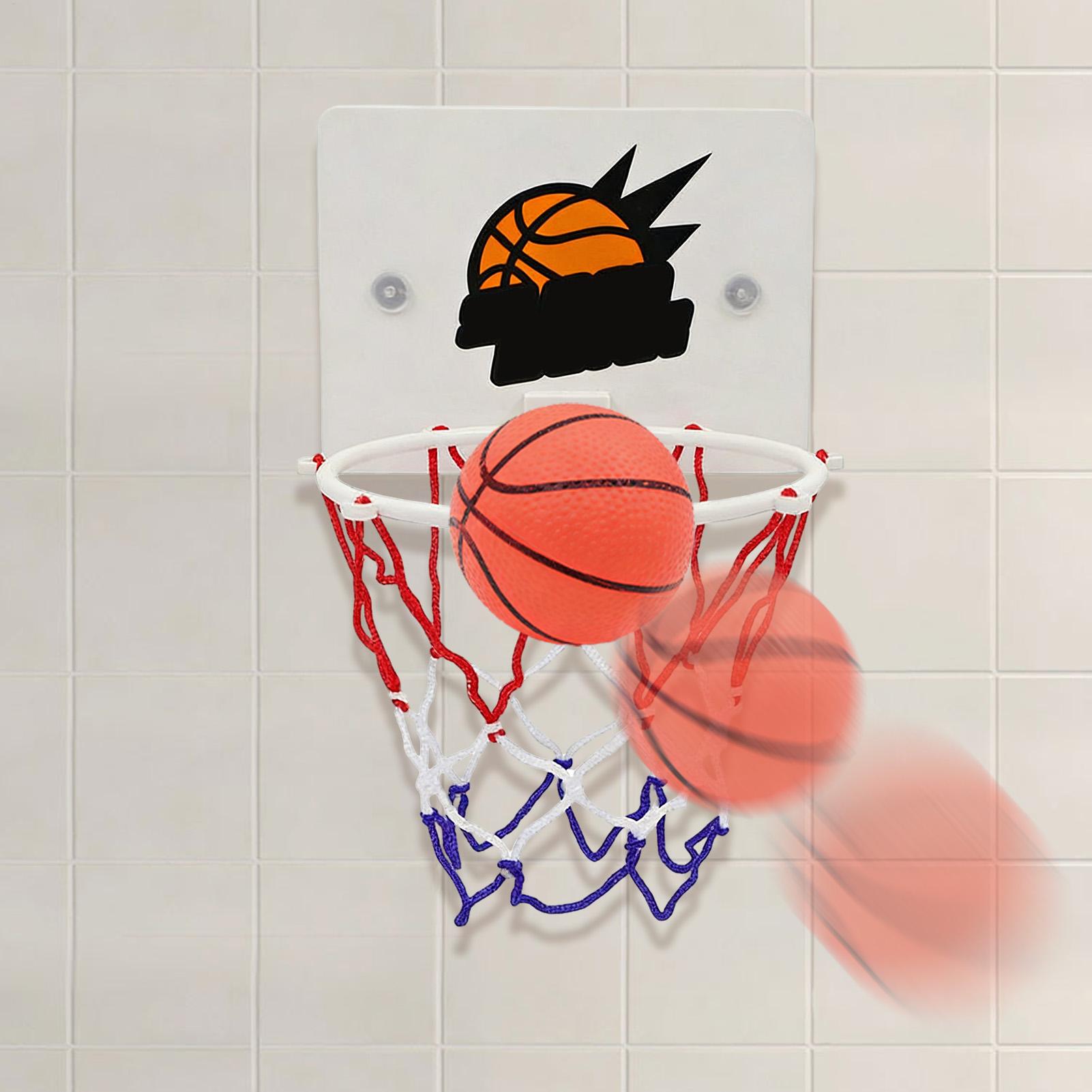 ミニバスケットボールセット ミニ吸盤バスケットボールバックボ - Basketball Hoop Kids Indoor のレビューと価格