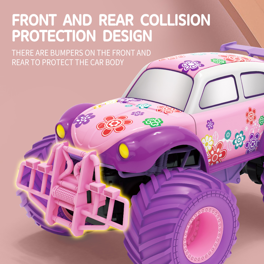 ピンク RC カー電気駆動オフロードビッグホイール高速パープ - Kids Toys Electric Car のレビューと価格