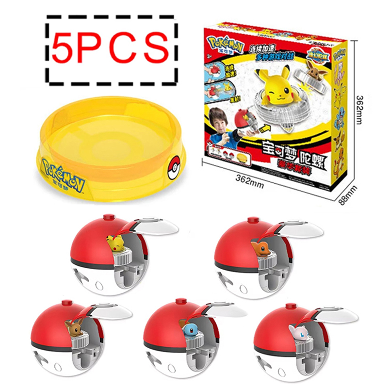 ポケモンスピニングトップボールおもちゃアクションフィギュアオ - Spin Top Gyro Toy のレビューと価格