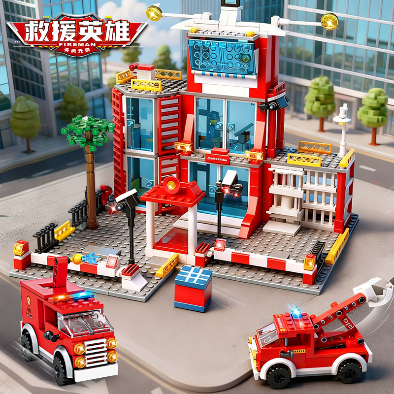 市警察署ビルディングブロックセット SWAT 車 ヘリコプタ - Kids Toys Helicopter のレビューと価格