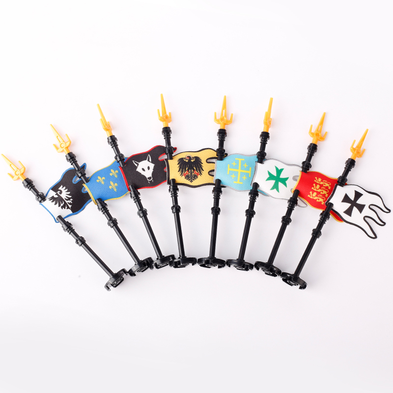 MOC 城旗ビルディングブロックオオカミイーグルライオン騎士 - Banner Kids Toys のレビューと価格