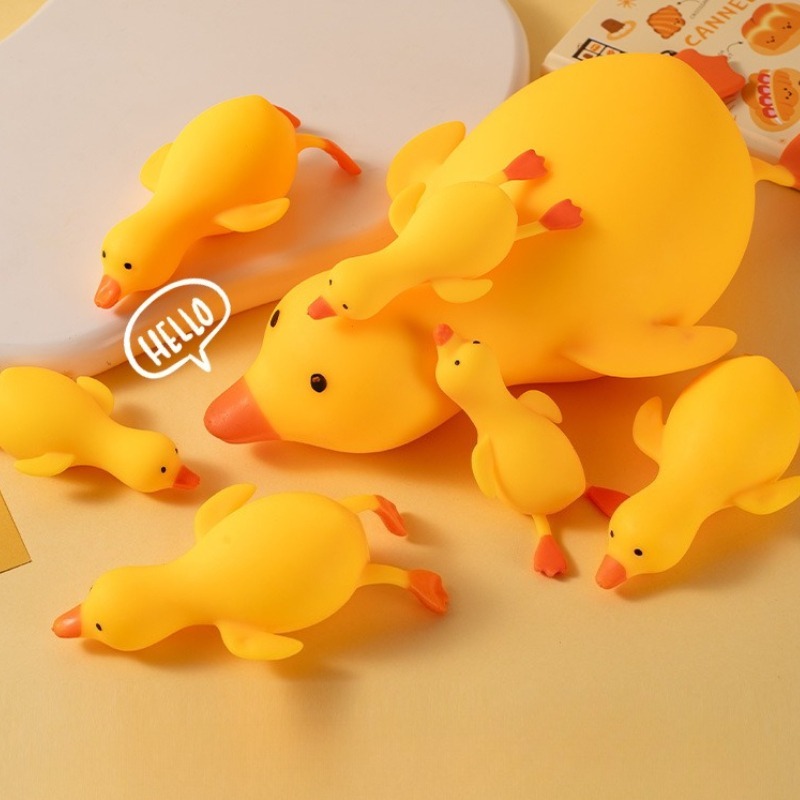 スクイッシーな抗ストレスアヒルフィジェットトイ、かわいいガチ - Kids' Toy のレビューと価格