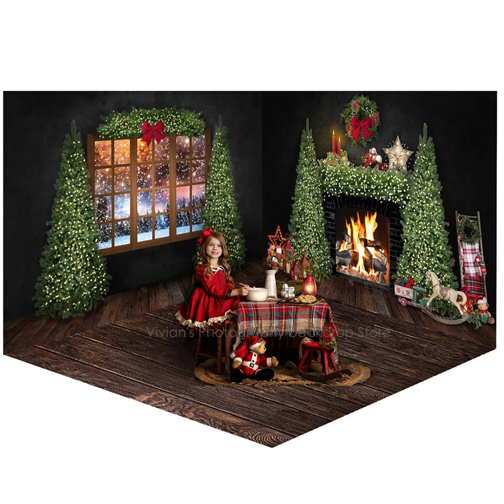 クリスマス極夜背景子供大人写真撮影バナーウィンドウリース装飾 - Banner Kids Toys のレビューと価格