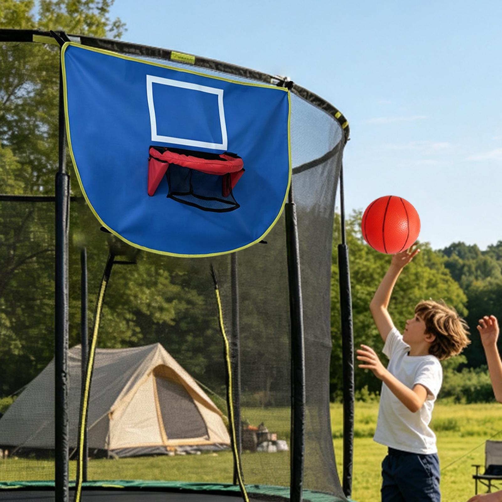 トランポリン用バスケットゴールセット（ポンプとボール3個付き - Basketball Hoop Kids Indoor のレビューと価格