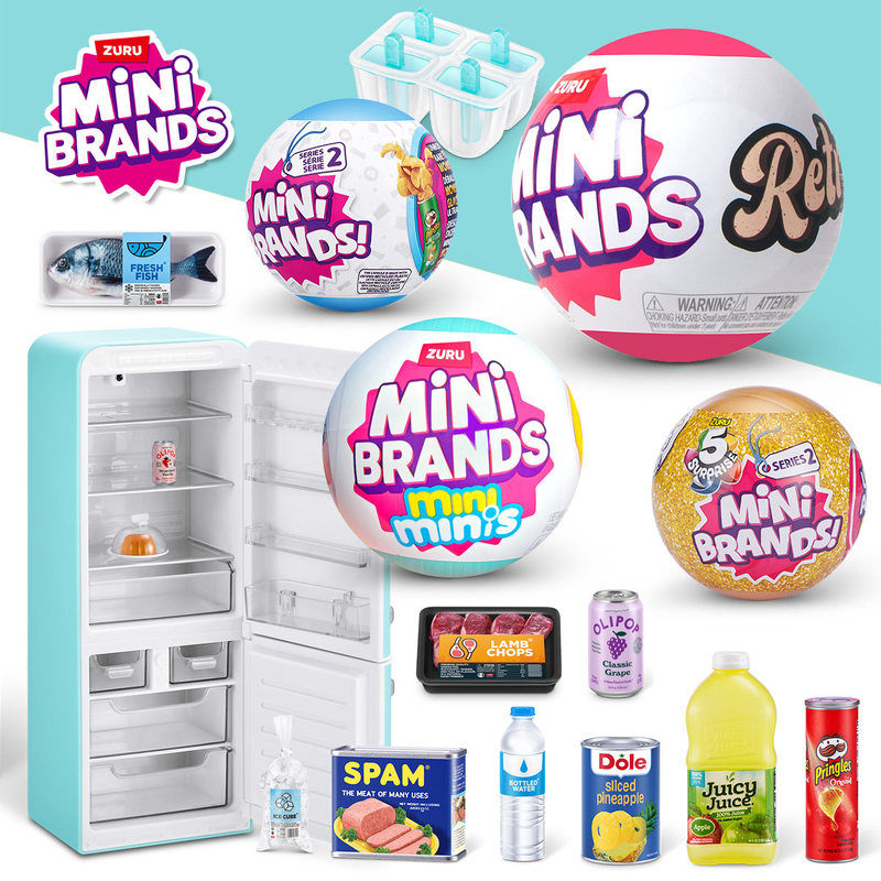 ZURU MINI BRANDS リアルなミニチュア冷蔵庫フ - Kids Toys Brand のレビューと価格