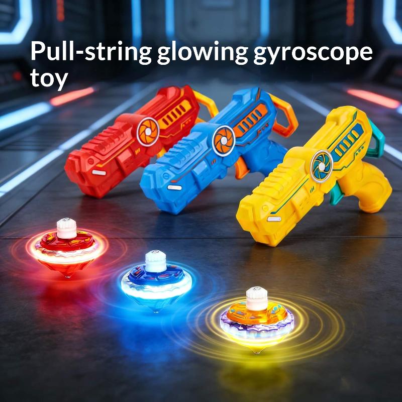 【BS】1セット合金製ライトアップジャイロおもちゃ、LEDラ - Spin Top Gyro Toy のレビューと価格