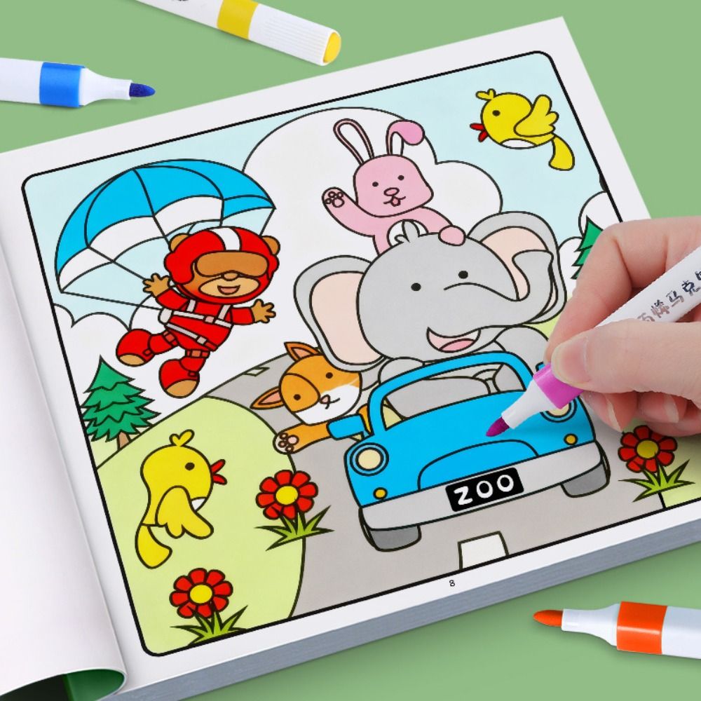 クリエイティブ DIY ぬりえブック教育感覚おもちゃ子供のた - Kids Toys Drawing のレビューと価格