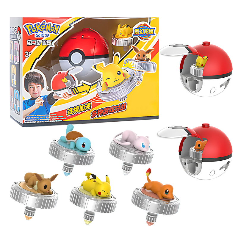 子供のためのポケモンスピニングトップボールおもちゃ,アクショ - Spin Top Gyro Toy のレビューと価格