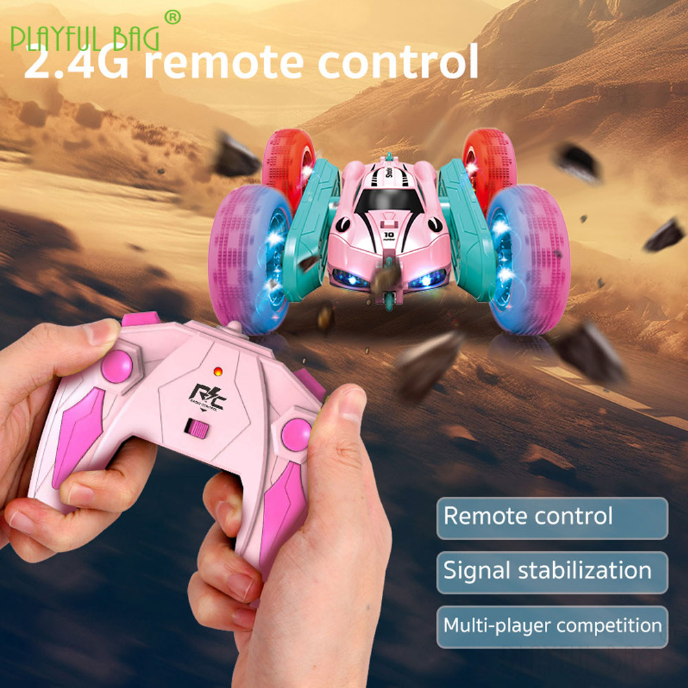 2.4G RCスタントカー 電動リモコン変形360 °    - Kids Toys Electric Car のレビューと価格