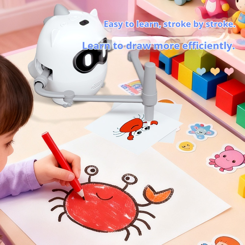 一般的なスマート恐竜描画ロボットインテリジェント早期教育玩具 - Kids Toys Drawing のレビューと価格