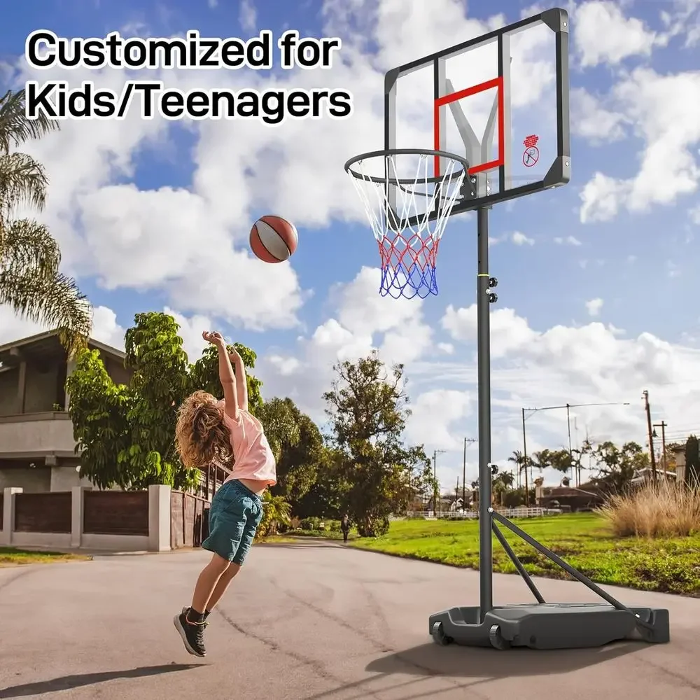 高さ調節可能なポータブルバスケットボールフープ（子供、ティー - Basketball Hoop Kids Indoor のレビューと価格
