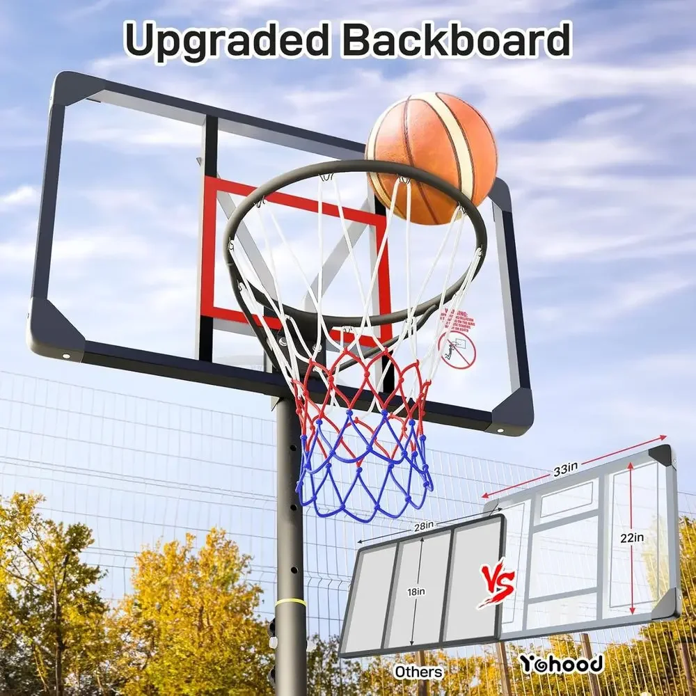 高さ調節可能なポータブルバスケットボールフープ（子供、ティー - Basketball Hoop Kids Indoor のレビューと価格