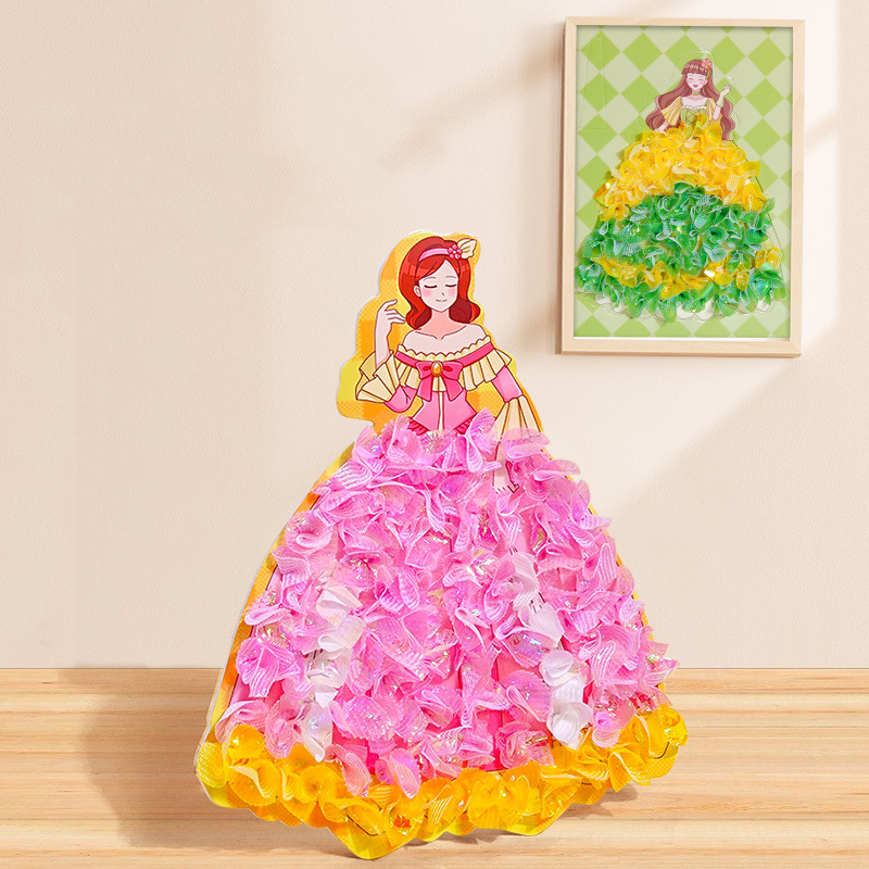 子供用布製アートクラフトおもちゃ、創造的なパズル、パンクチャ - Kids Toys Drawing のレビューと価格