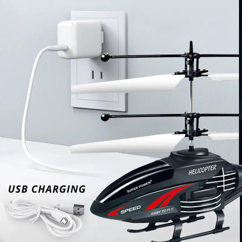 2 チャンネルジェスチャーコントロールサスペンションヘリコプ - Kids Toys Helicopter のレビューと価格