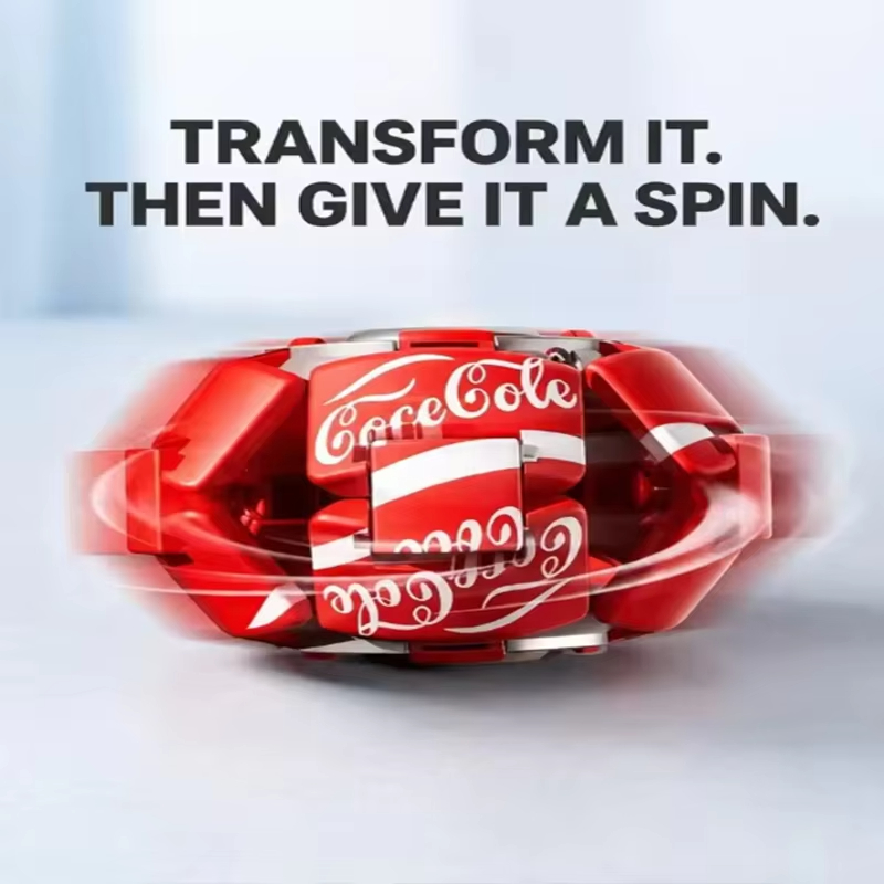 ソーダ缶型スピニングトップ フィジェットトイ 変形スピンジャ - Spin Top Gyro Toy のレビューと価格