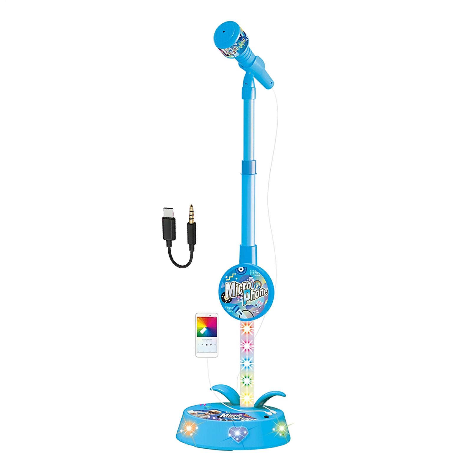 子供用マイク スタンド付き ワイヤレス 高さ調節可能 ポータ - Kids' Toy のレビューと価格
