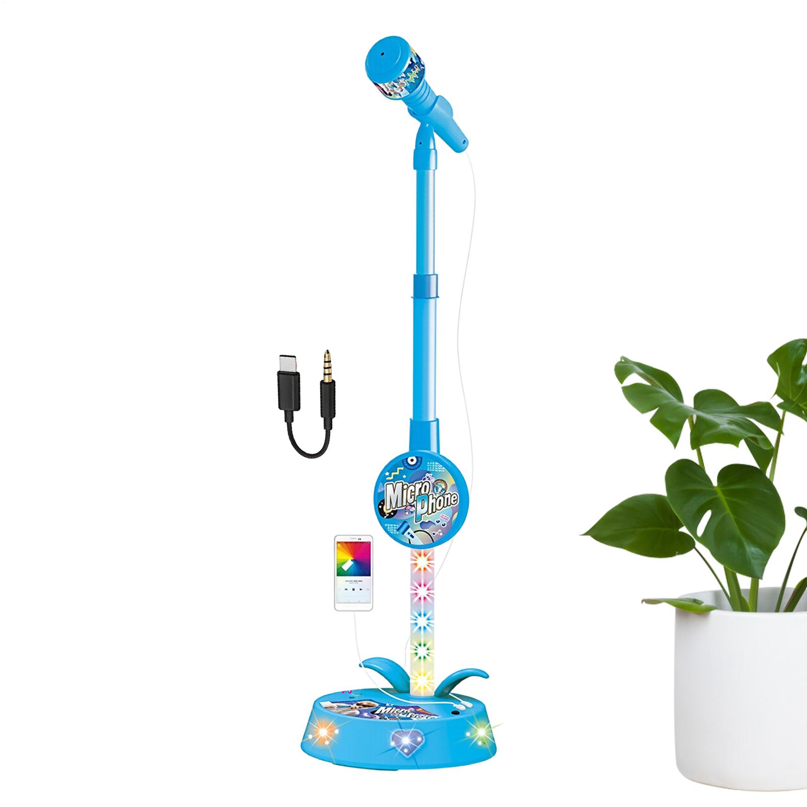 子供用マイク スタンド付き ワイヤレス 高さ調節可能 ポータ - Kids' Toy のレビューと価格