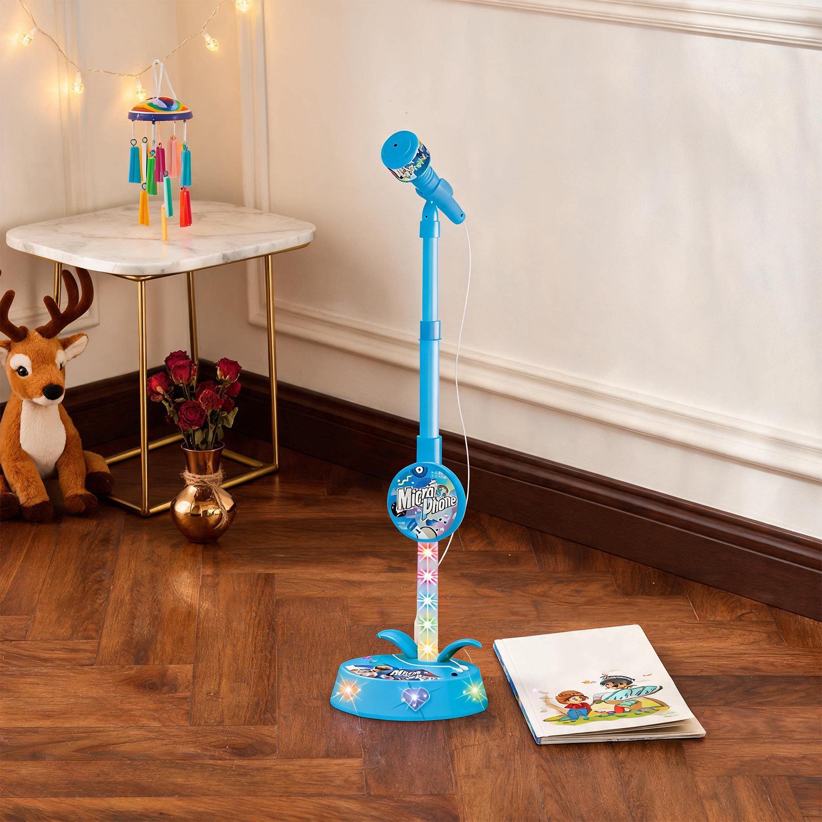 子供用マイク スタンド付き ワイヤレス 高さ調節可能 ポータ - Kids' Toy のレビューと価格
