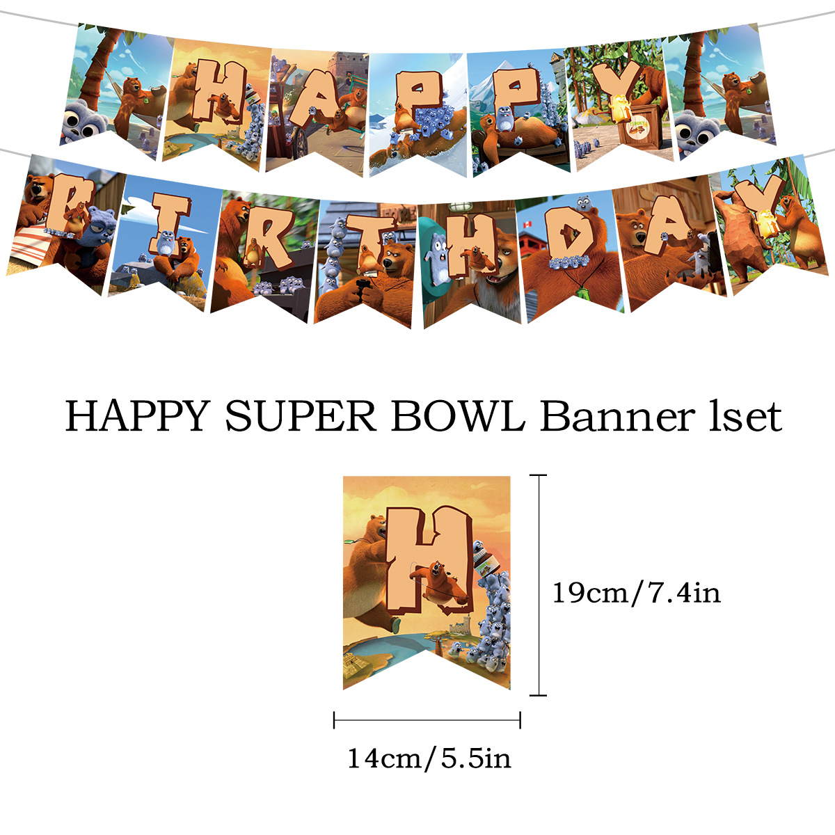 グリジーとレミングスのテーマ誕生日パーティーベアデコレーショ - Banner Kids Toys のレビューと価格
